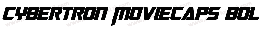 Cybertron Moviecaps Bold Italic字体转换